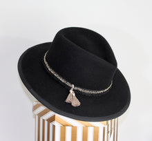 Black Wool Felt Fedora